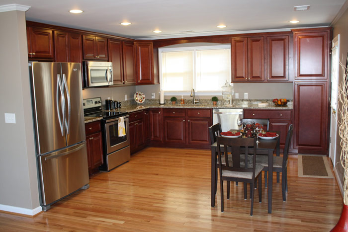 After kitchen flooring